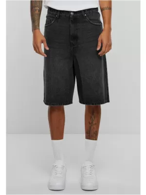 Pantaloni scurţi URBAN CLASSICS TB6639 NEGRU SPĂLAT