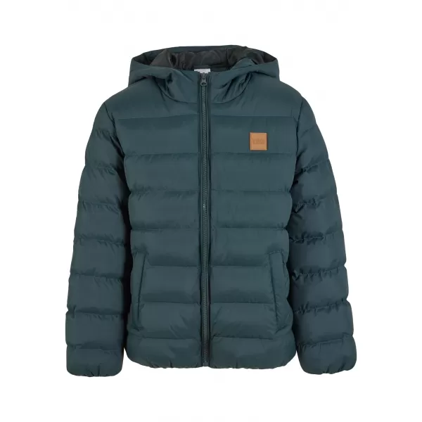  Jacheta pentru copii URBAN CLASSICS UCK863 VERDE STICLA 