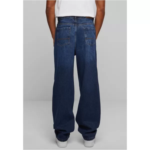  Blugi URBAN CLASSICS TB6398 NOU ALBASTRU ÎNCHIS SPĂLAT 