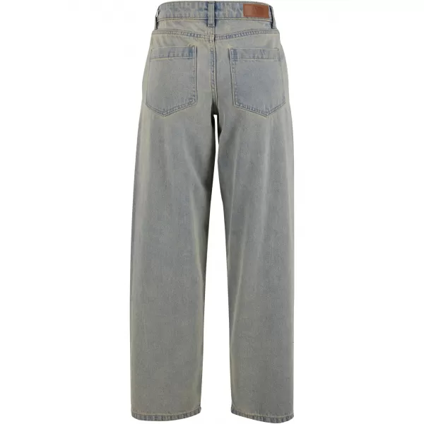  Blugi de dama URBAN CLASSICS TB7127 NOU ALBASTRU DESCHIS MURDAR SPĂLAT 