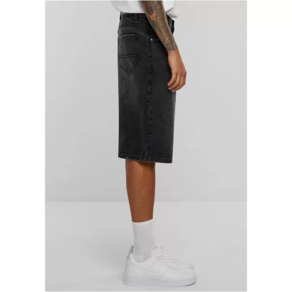  Pantaloni scurţi URBAN CLASSICS TB6639 NEGRU SPĂLAT 