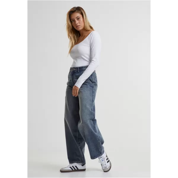  Doamne URBAN CLASSICS TB7099 NOU ALBASTRU ÎNCHIS SPĂLAT 
