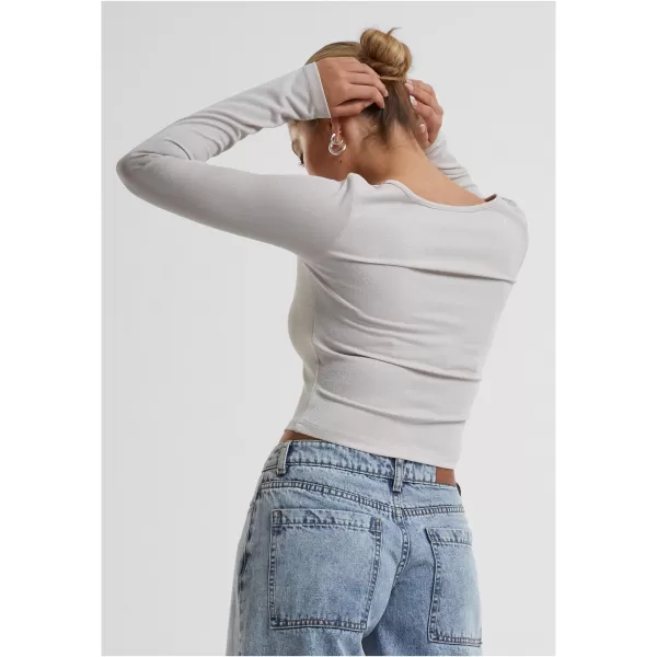  Tricou de damă URBAN CLASSICS TB6996 ALB/NISIP 