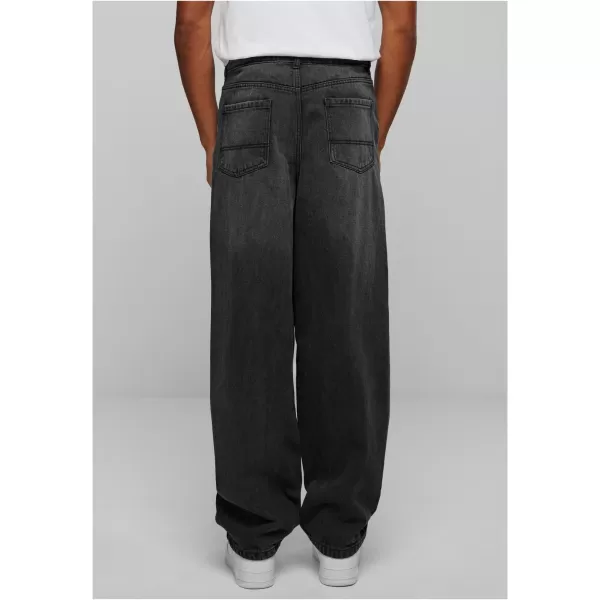 Blugi URBAN CLASSICS TB6398 NEGRU SPĂLAT 
