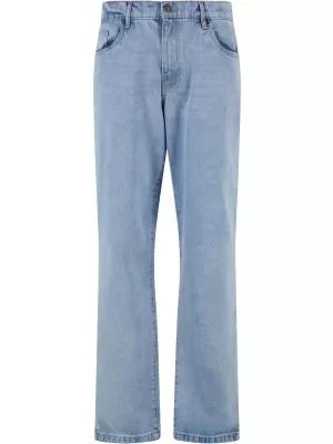 Blugi URBAN CLASSICS TB6396 NOU ALBASTRU DESCHIS SPĂLAT