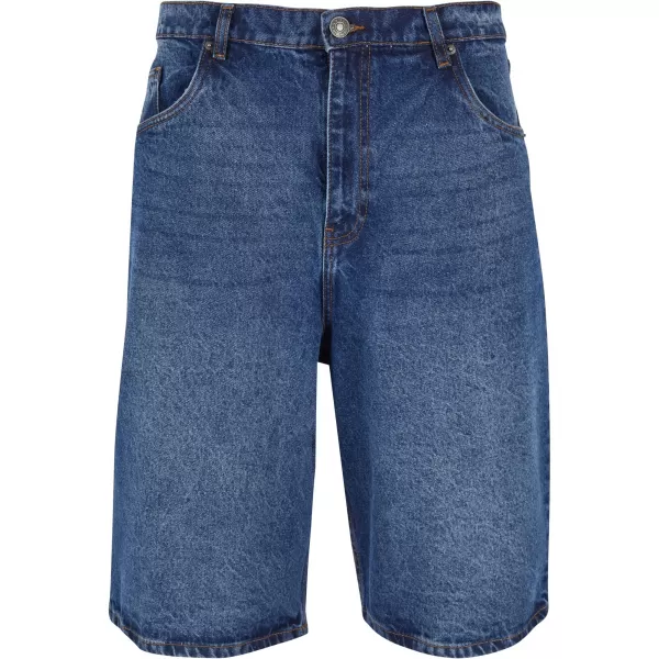  Pantaloni scurţi URBAN CLASSICS TB6639 NOU ALBASTRU MIJLOCIU SPĂLAT 