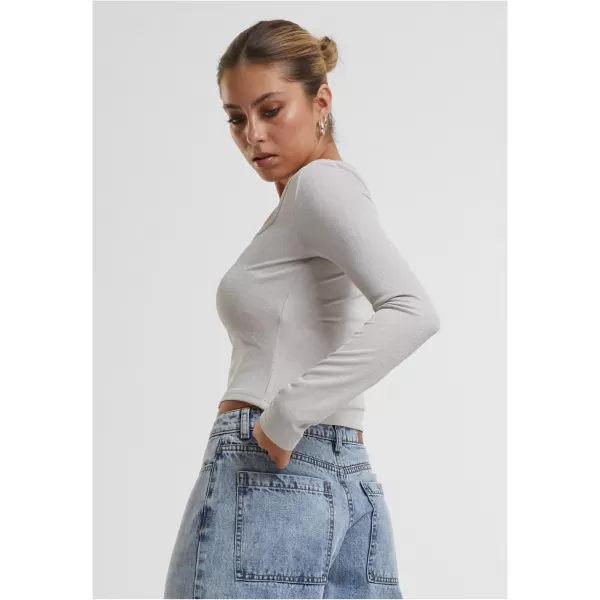  Tricou de damă URBAN CLASSICS TB6996 ALB/NISIP 