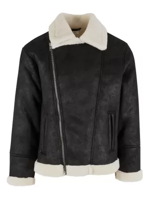 Sacou URBAN CLASSICS TB7048 NISIP NEGRU/ALB