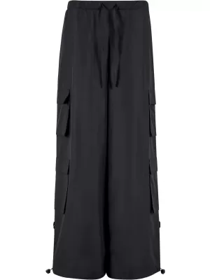 Pantalonii pentru doamne URBAN CLASSICS TB6100 NEGRU