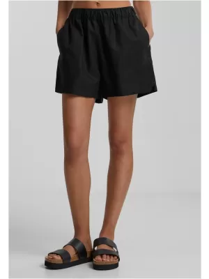 Pantaloni scurți pentru doamne URBAN CLASSICS TB6848 NEGRU