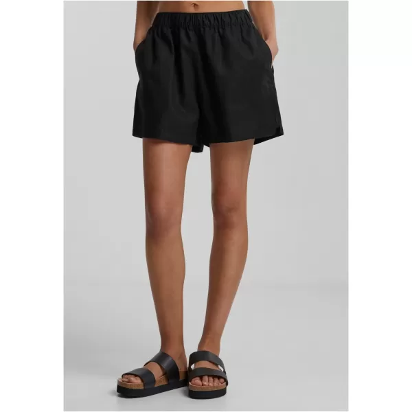 Pantaloni scurți pentru doamne URBAN CLASSICS TB6848 NEGRU 
