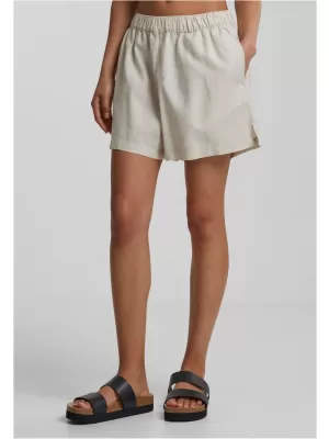 Pantaloni scurți pentru doamne URBAN CLASSICS TB6848 IARBĂ MOALE DE MARE