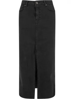 Fusta doamnelor URBAN CLASSICS TB7092 NEGRU SPĂLAT