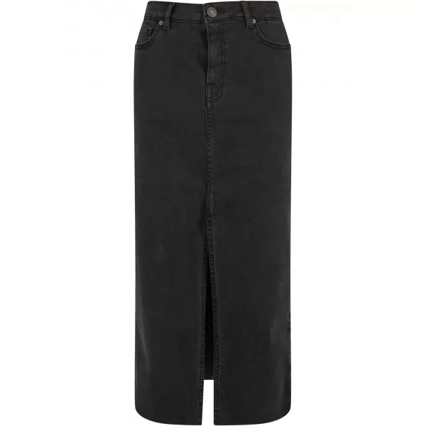  Fusta doamnelor URBAN CLASSICS TB7092 NEGRU SPĂLAT 