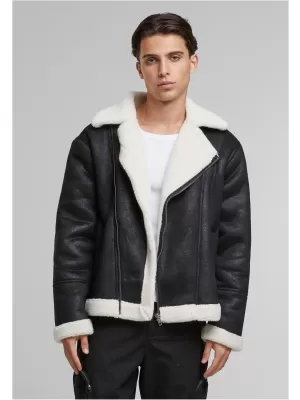 Sacou URBAN CLASSICS TB7048 NISIP NEGRU/ALB