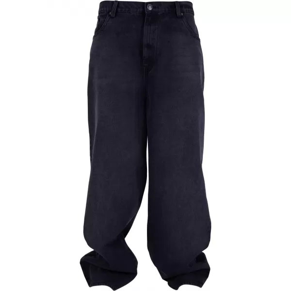  Blugi URBAN CLASSICS TB6398 NEGRU SPĂLAT 