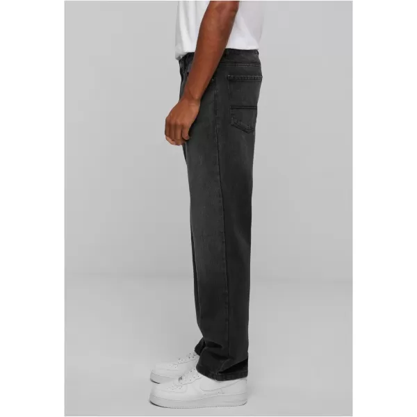  Blugi URBAN CLASSICS TB6396 NEGRU SPĂLAT 