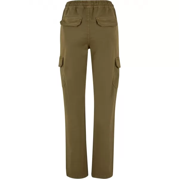  Pantalonii pentru doamne URBAN CLASSICS TB6158 TINI OLIVE 