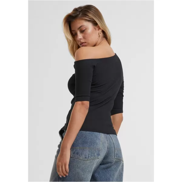  Tricou de damă URBAN CLASSICS TB7096 NEGRU 