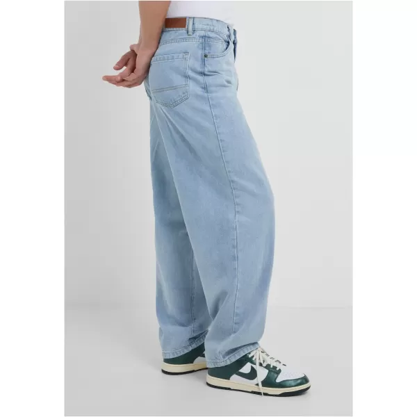  Blugi URBAN CLASSICS TB6398 NOU ALBASTRU DESCHIS SPĂLAT 