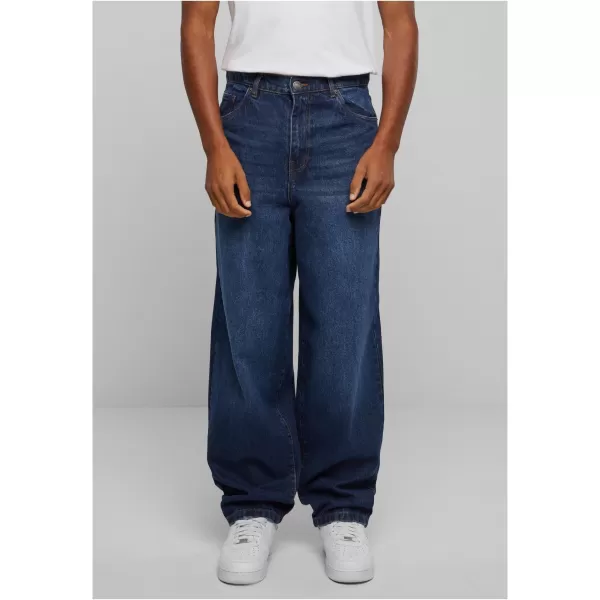  Blugi URBAN CLASSICS TB6398 NOU ALBASTRU ÎNCHIS SPĂLAT 