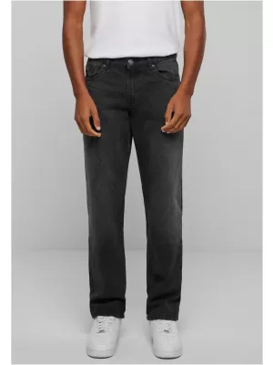 Blugi URBAN CLASSICS TB6396 NEGRU SPĂLAT