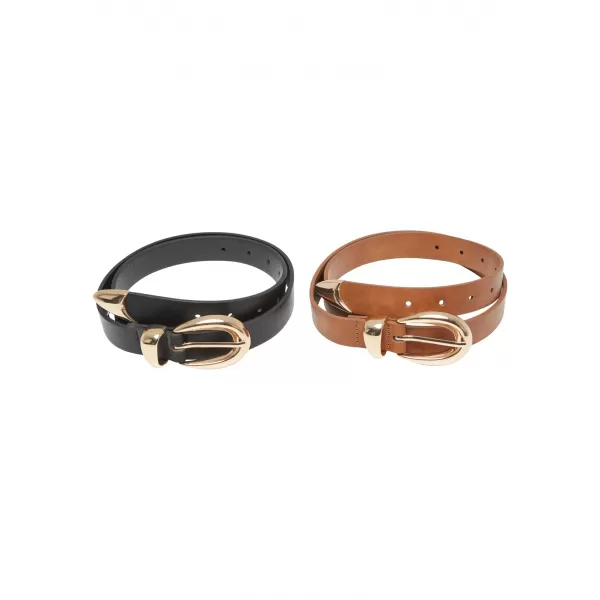  Centura femeilor URBAN CLASSICS TB7211A NEGRU/AURIU/MARO/AURIU 