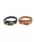Centura femeilor URBAN CLASSICS TB7211A NEGRU/AURIU/MARO/AURIU