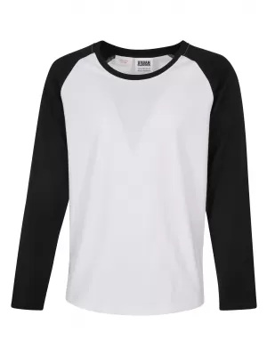 Tricou pentru copii URBAN CLASSICS UCK4539 ALB/NEGRU