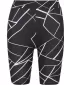 Pantaloni scurți pentru doamne URBAN CLASSICS TB4346A NEGRU GEOMETRIC/NEGRU 2 pachete