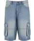 Pantaloni scurţi URBAN CLASSICS TB7367 NOU ALBASTRU DESCHIS MURDAR SPĂLAT