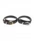 Centura femeilor URBAN CLASSICS TB7211A NEGRU/AUR/NEGRU/SILVER