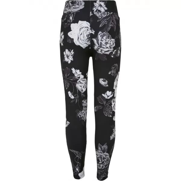  Jambiere URBAN CLASSICS UCK4005 AOP CU FLORI ÎNTUNECATE 