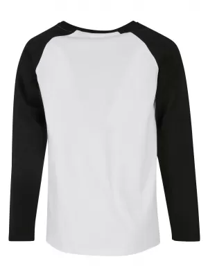 Tricou pentru copii URBAN CLASSICS UCK4539 ALB/NEGRU