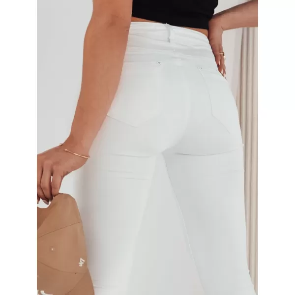  Pantalonii pentru doamne DSTREET UY1977 ALB 