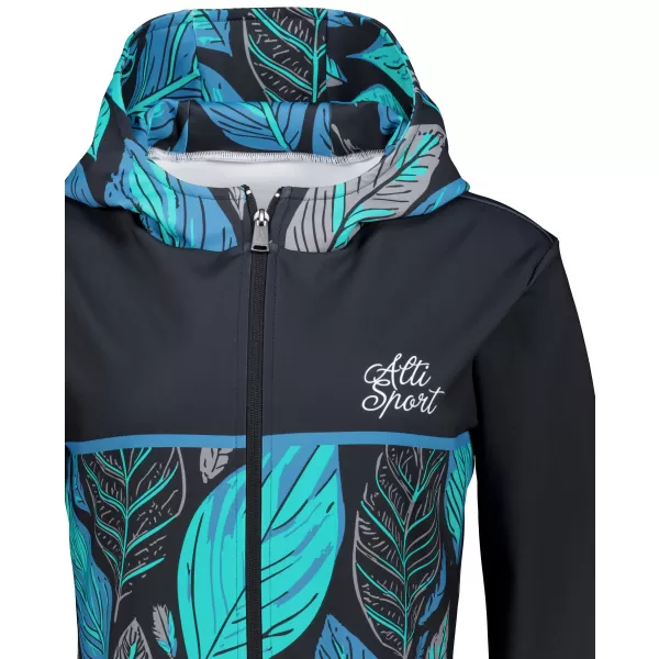  Panoul pentru femei pe Zip Premium ALTISPORT VOJ/ALW061MI02 ALBASTRU 