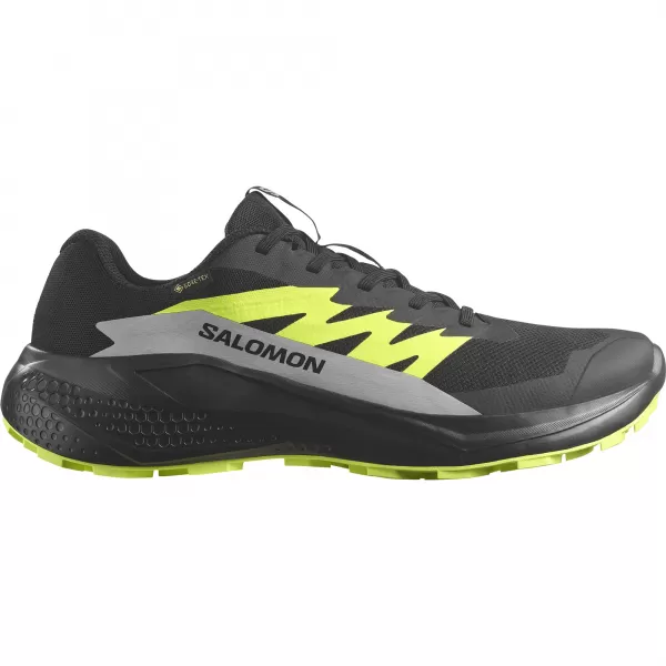  Pantofi pentru bărbați SALOMON ALPHAGLIDE GTX L47802000 NEGRU/ALIAJ/VERDE ASCUȚIT 
