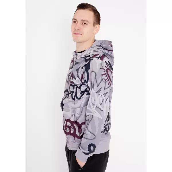  Panoul pentru bărbați pe Zip Premium ALTISPORT VOJ/ALM054MI02 GRI ÎNCHIS 