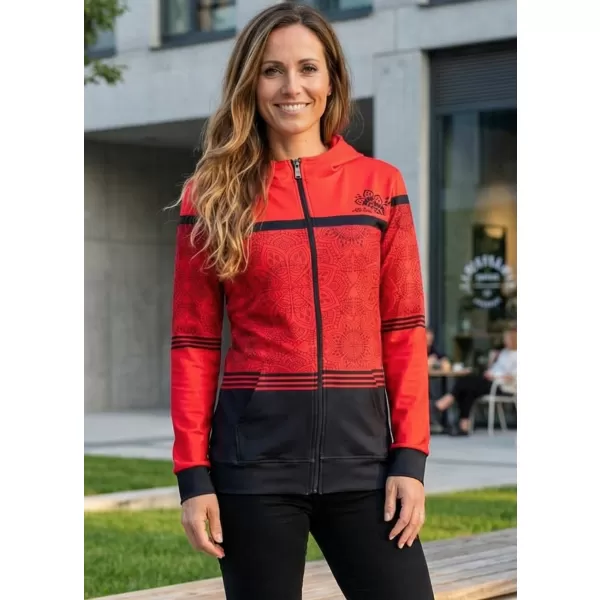  Panoul pentru femei pe Zip Premium ALTISPORT VOJ/ALW023MI02 ROŞU 