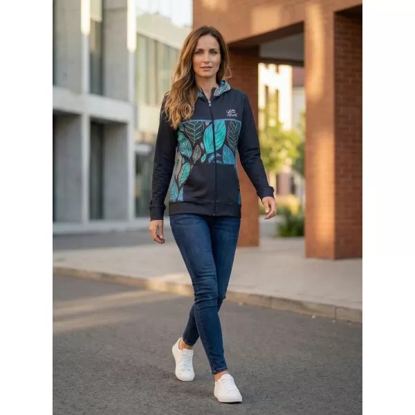  Panoul pentru femei pe Zip Premium ALTISPORT VOJ/ALW061MI02 ALBASTRU 