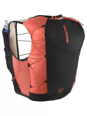 Rucsac de damă SALOMON ACTIVE SKIN 12 WOMEN SET LC2663200 EMERGENS/NEGRU