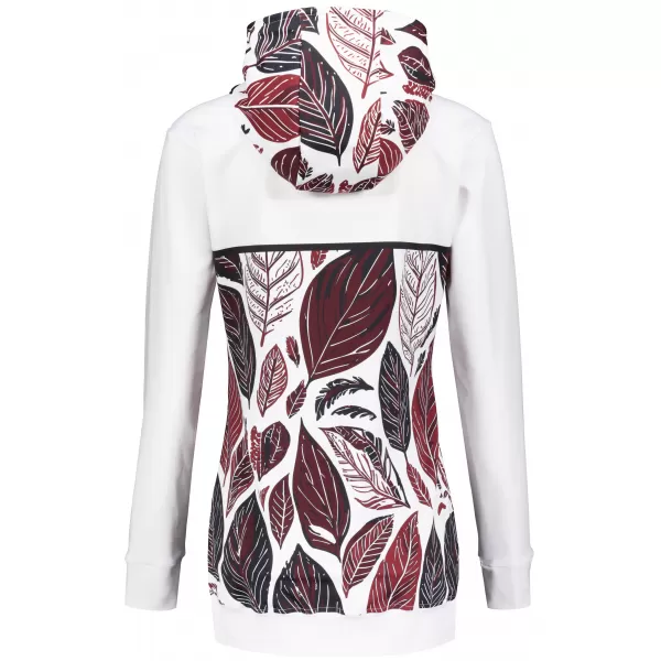  Panoul pentru femei pe Zip Premium ALTISPORT VOJ/ALW061MI02 ALB/BURGUNDIA 