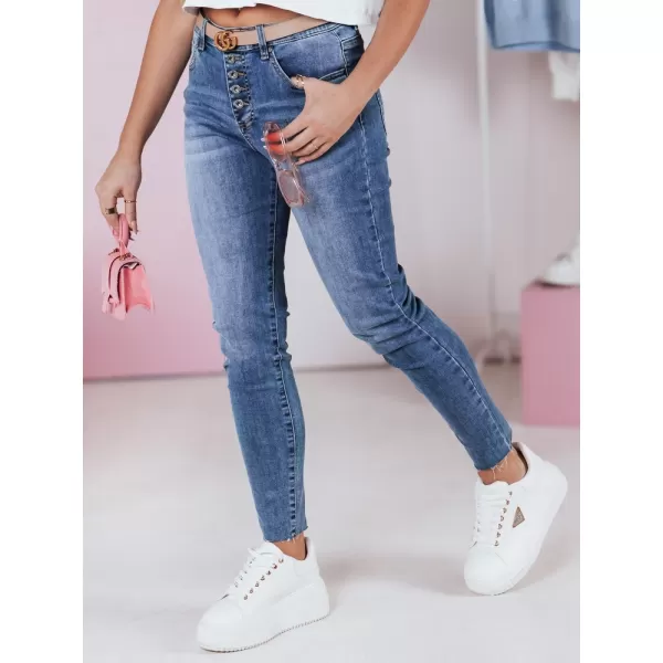  Pantalonii pentru doamne DSTREET UY2363 SEA -BLUE 