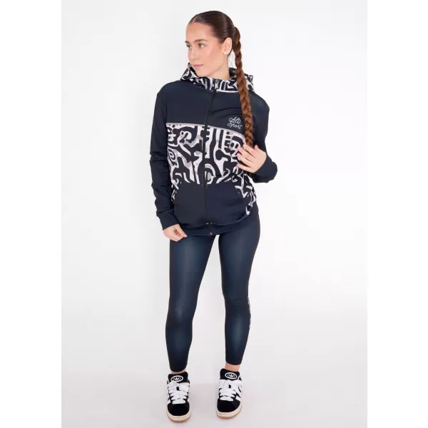  Panoul pentru femei pe Zip Premium ALTISPORT VOJ/ALW060MI02 NEGRU -BROWN 