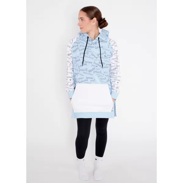  Premium cu hanorac funcțional pentru femei ALTISPORT VOJ/ALW067MI03 BABY BLUE 