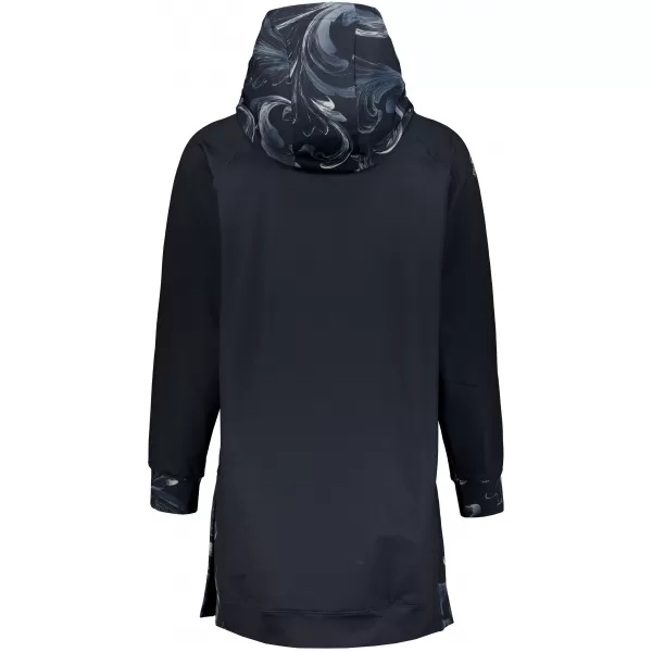  Premium cu hanorac funcțional pentru femei ALTISPORT VOJ/ALW065MI03 NEGRU -GRAY 