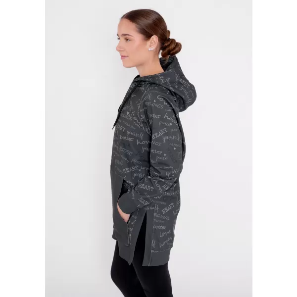  Premium cu hanorac funcțional pentru femei ALTISPORT VOJ/ALW067MI03 NEGRU 