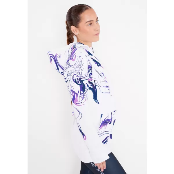  Panoul pentru femei pe Zip Premium ALTISPORT VOJ/ALW064MI02 ALB -VIOLET 