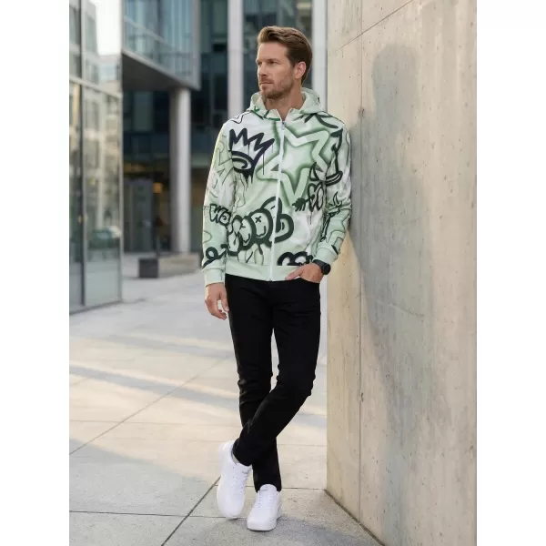  Panoul pentru bărbați pe Zip Premium ALTISPORT VOJ/ALM054MI02 VERDE 