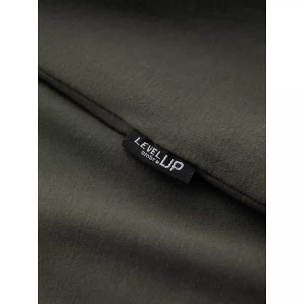  Cămaşă OMBRE OM-LSBC-0129 GRI-VERDE 